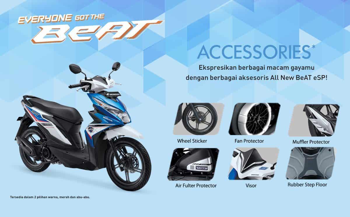 Bikin Tampilan Motor Beat Kamu Makin Keren Dengan Aksesori Honda Beat